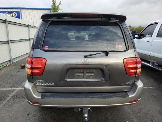 5TDZT34A33S143707 - 2003 TOYOTA SEQUOIA SR5 GRAY photo 6