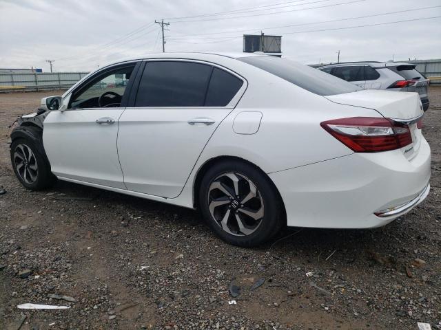 1HGCR3F03GA005405 - 2016 HONDA ACCORD EXL WHITE photo 2