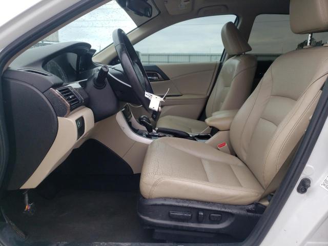 1HGCR3F03GA005405 - 2016 HONDA ACCORD EXL WHITE photo 7