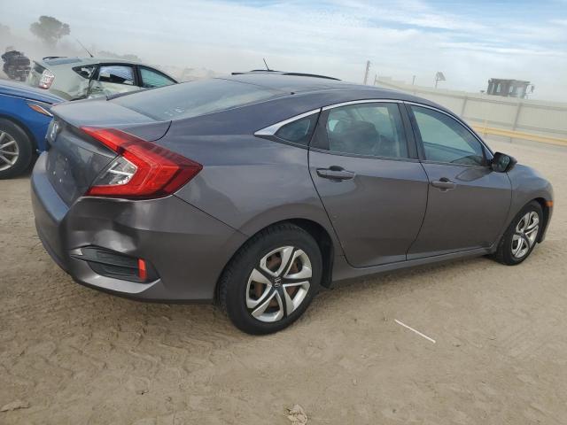 19XFC2F5XJE038408 - 2018 HONDA CIVIC LX GRAY photo 3