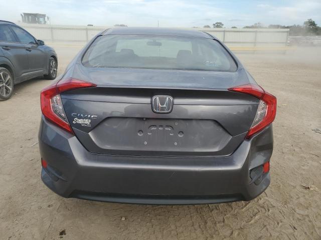 19XFC2F5XJE038408 - 2018 HONDA CIVIC LX GRAY photo 6