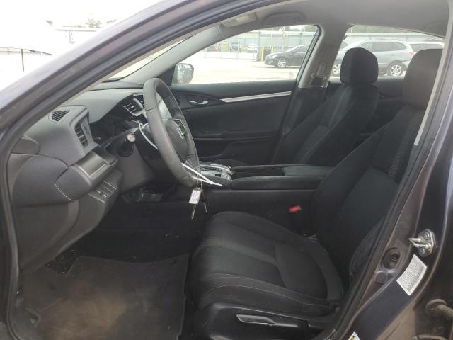 19XFC2F5XJE038408 - 2018 HONDA CIVIC LX GRAY photo 7