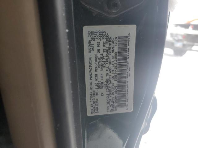 5TBBT44181S131999 - 2001 TOYOTA TACCOMA ACCESS CAB მწვანე ფოტო 13