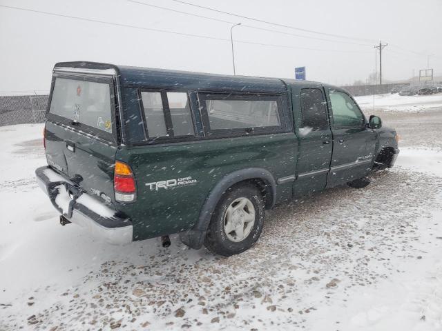 5TBBT44181S131999 - 2001 TOYOTA TACCOMA ACCESS CAB მწვანე ფოტო 3