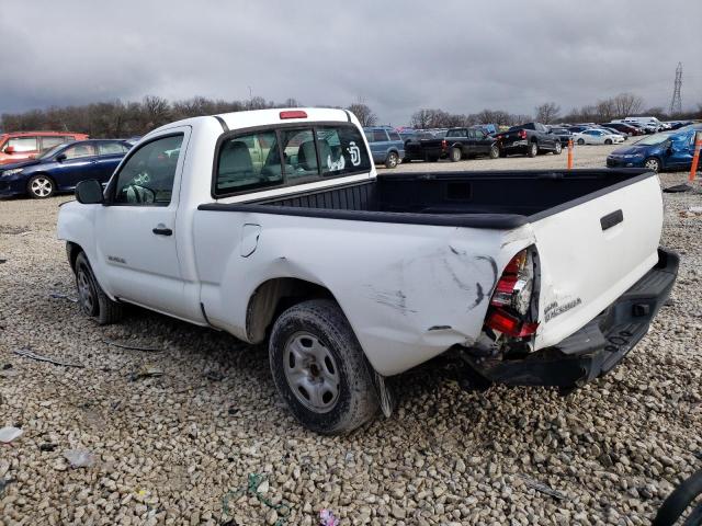 5TENX4CN6AZ709890 - 2010 TOYOTA TACOMA WHITE photo 2