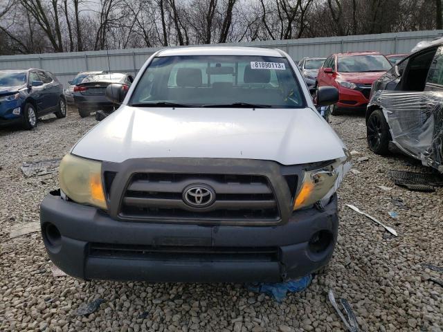 5TENX4CN6AZ709890 - 2010 TOYOTA TACOMA WHITE photo 5