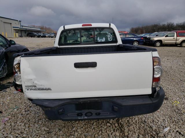 5TENX4CN6AZ709890 - 2010 TOYOTA TACOMA WHITE photo 6