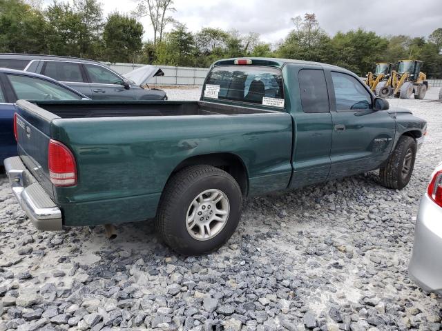 1B7GL22X01S345840 - 2001 DODGE DAKOTA GREEN photo 3
