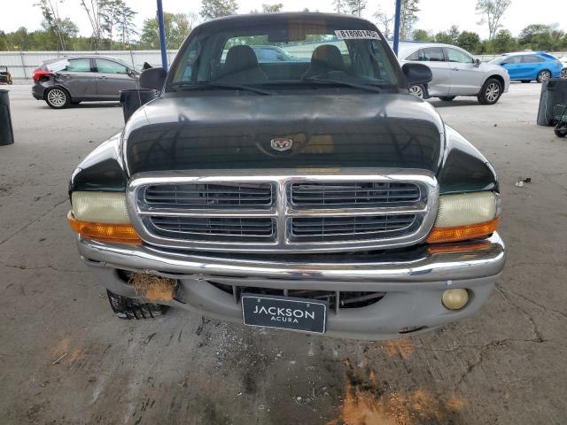 1B7GL22X01S345840 - 2001 DODGE DAKOTA GREEN photo 5