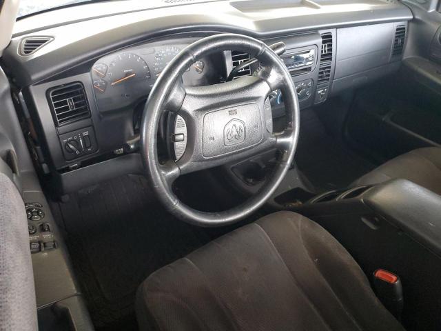 1B7GL22X01S345840 - 2001 DODGE DAKOTA GREEN photo 8