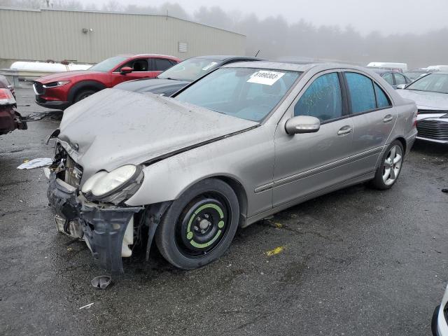 WDBRF40J74A639917 - 2004 MERCEDES-BENZ C 230K SPORT SEDAN SILVER photo 1