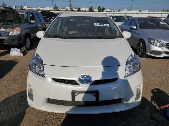 JTDKN3DUXA1298562 - 2010 TOYOTA PRIUS WHITE photo 5