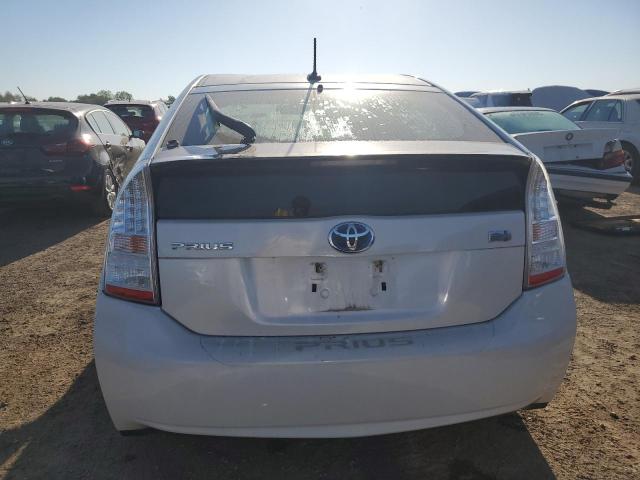 JTDKN3DUXA1298562 - 2010 TOYOTA PRIUS WHITE photo 6