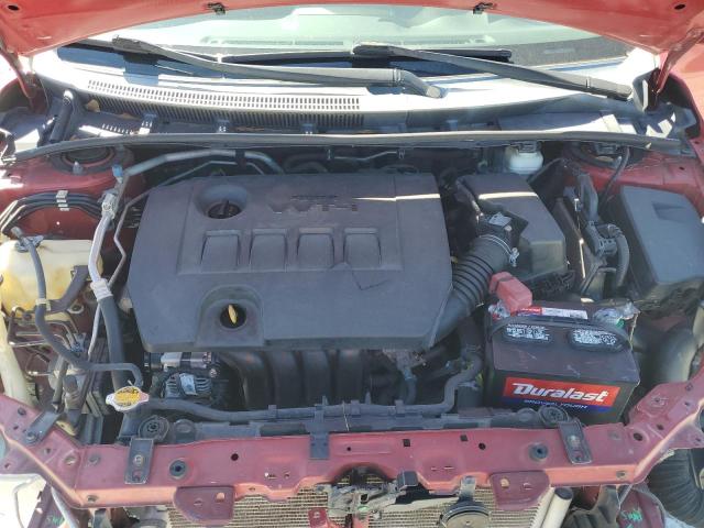 2T1BU4EE4BC566809 - 2011 TOYOTA COROLLA BASE Қызыл фото 11
