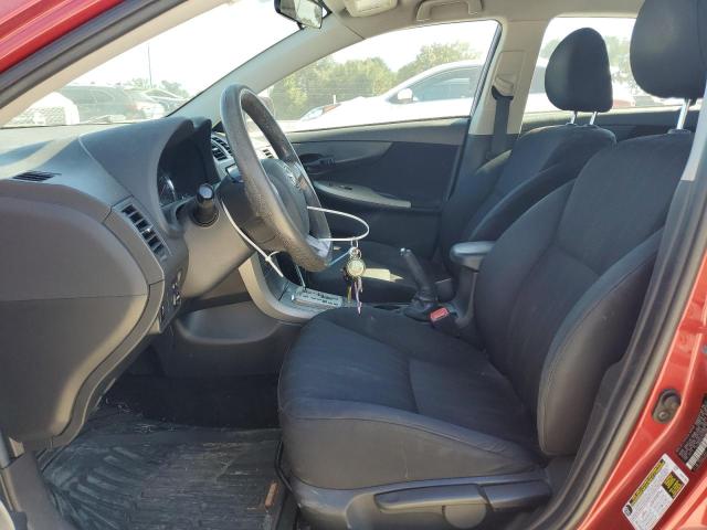 2T1BU4EE4BC566809 - 2011 TOYOTA COROLLA BASE Қызыл фото 7