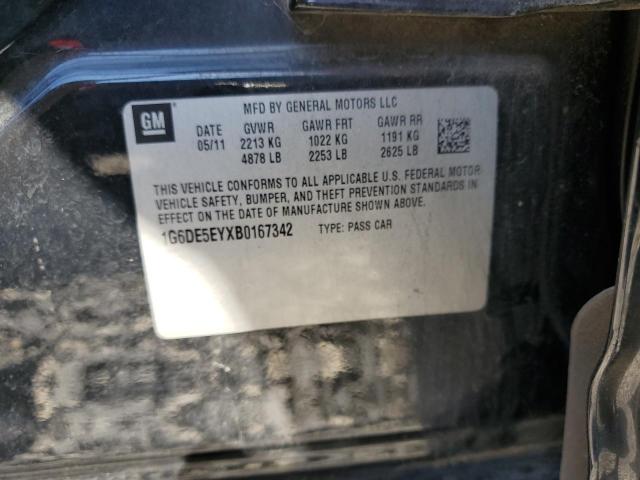 1G6DE5EYXB0167342 - 2011 CADILLAC CTS LUXURY COLLECTION Qara foto 12