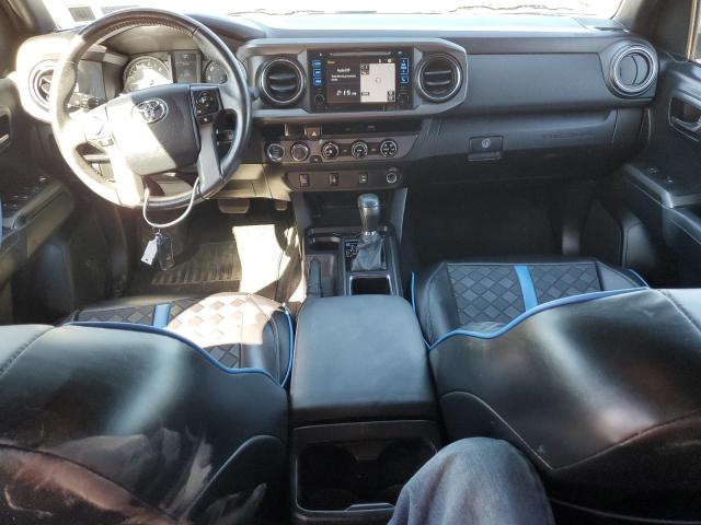 3TMCZ5AN4GM034833 - 2016 TOYOTA TACOMA DOUBLE CAB BLUE photo 8