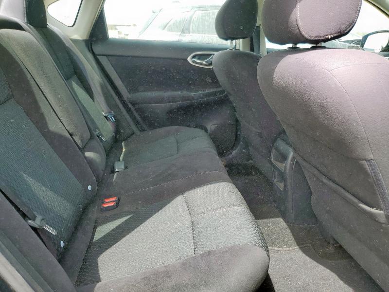 3N1AB7AP7DL738957 - 2013 NISSAN SENTRA S BLACK photo 10