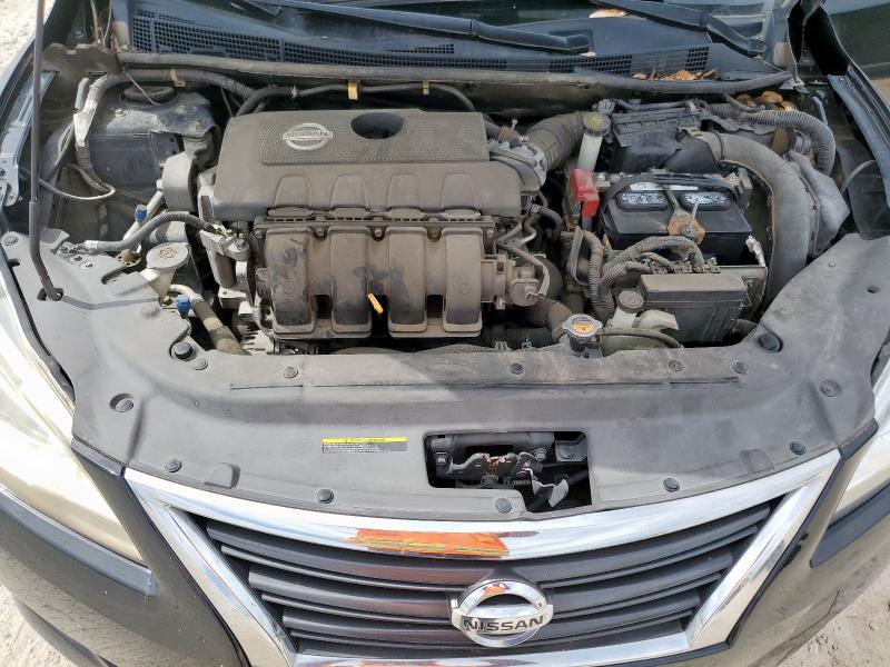 3N1AB7AP7DL738957 - 2013 NISSAN SENTRA S BLACK photo 11