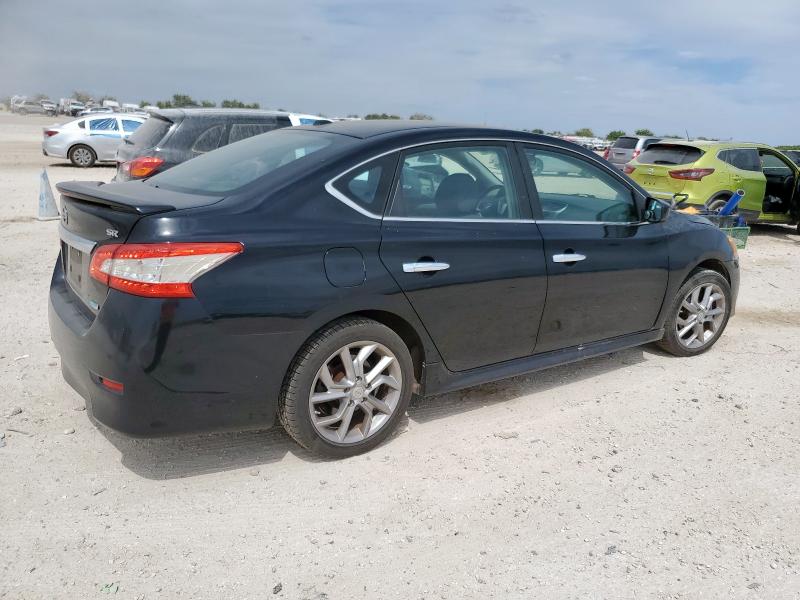 3N1AB7AP7DL738957 - 2013 NISSAN SENTRA S BLACK photo 3