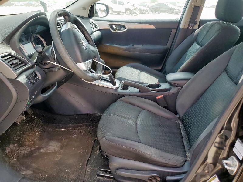 3N1AB7AP7DL738957 - 2013 NISSAN SENTRA S BLACK photo 7