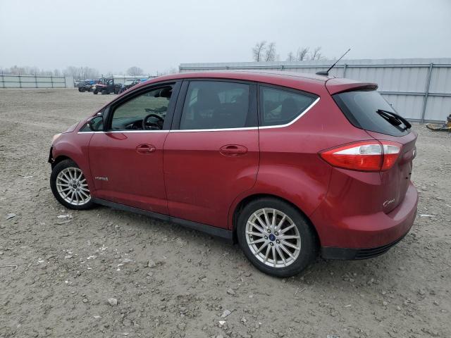 1FADP5BUXFL115471 - 2015 FORD C-MAX SEL RED photo 2