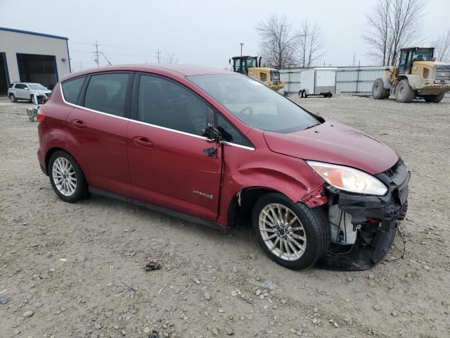 1FADP5BUXFL115471 - 2015 FORD C-MAX SEL RED photo 4