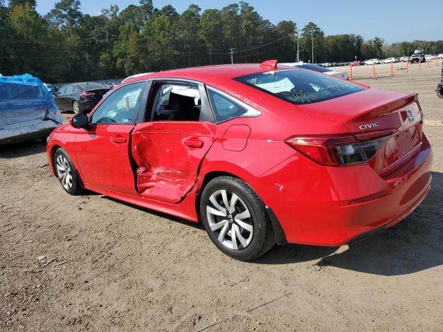 2HGFE2F26RH534856 - 2024 HONDA CIVIC LX أحمر صورة 2