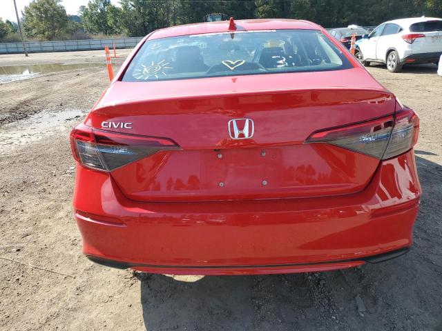 2HGFE2F26RH534856 - 2024 HONDA CIVIC LX أحمر صورة 6