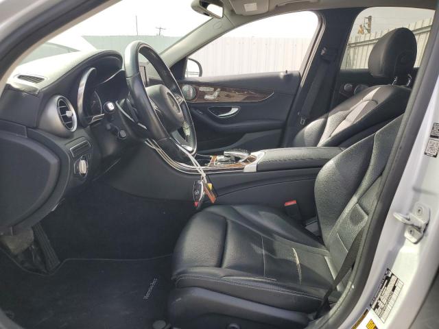 55SWF4KBXFU044272 - 2015 MERCEDES-BENZ C 300 4MATIC SILVER photo 7