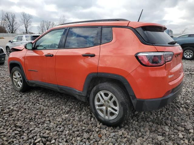 3C4NJCAB0JT107073 - 2018 JEEP COMPASS SPORT ORANGE photo 2