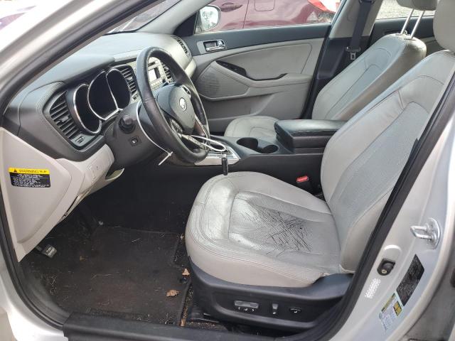 KNAGN4A78B5165106 - 2011 KIA OPTIMA EX BLACK photo 7