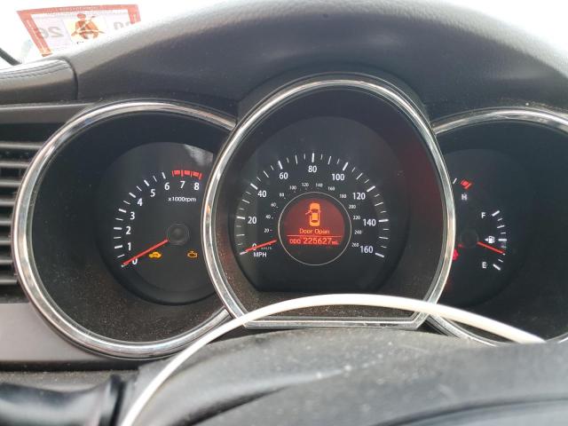 KNAGN4A78B5165106 - 2011 KIA OPTIMA EX BLACK photo 9