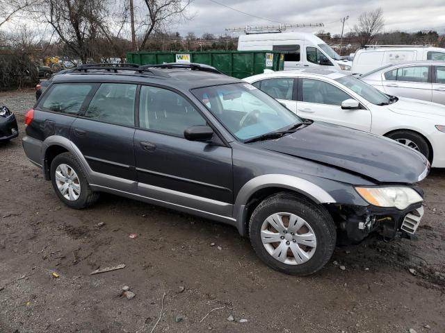 4S4BP60C097341528 - 2009 SUBARU OUTBACK GRAY photo 4