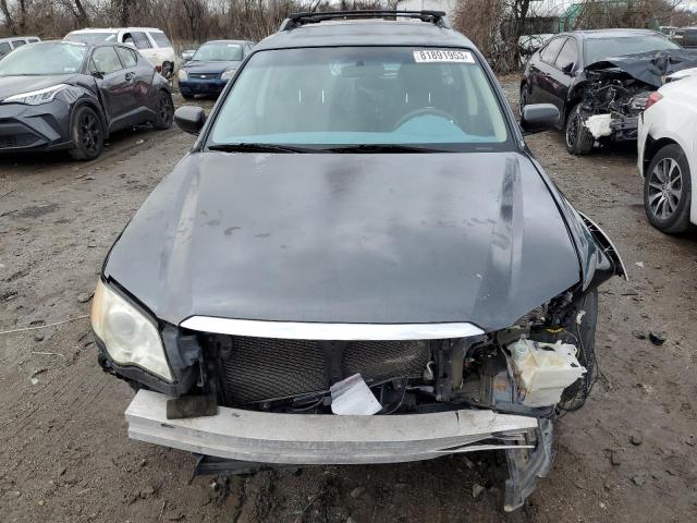 4S4BP60C097341528 - 2009 SUBARU OUTBACK GRAY photo 5