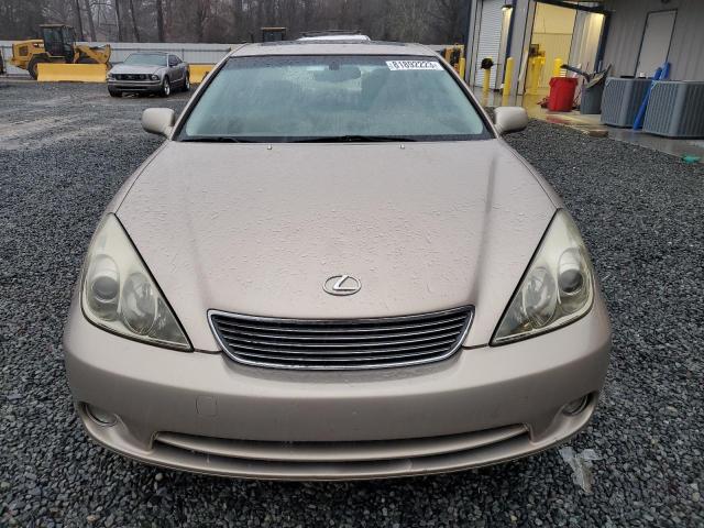 JTHBA30G555075094 - 2005 LEXUS ES 330 GOLD photo 5