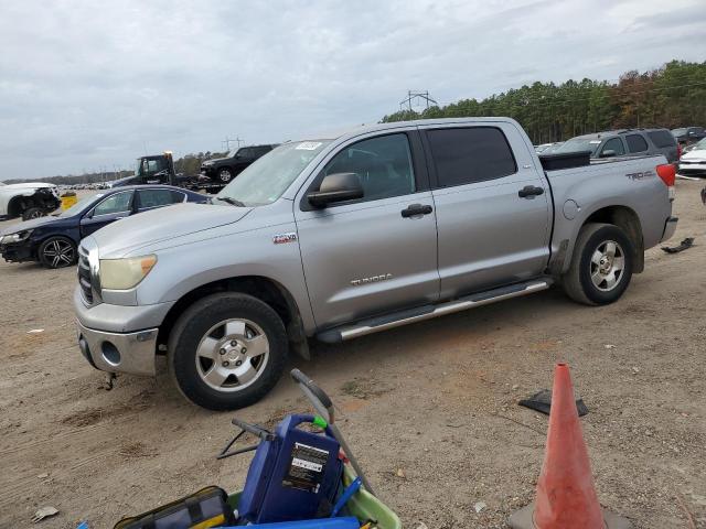 5TFEY5F1XAX085787 - 2010 TOYOTA TUNDRA CREWMAX SR5 SILVER photo 1