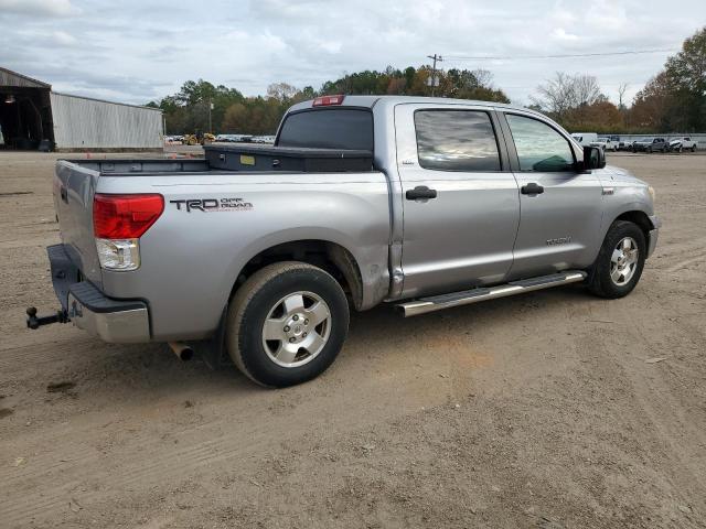 5TFEY5F1XAX085787 - 2010 TOYOTA TUNDRA CREWMAX SR5 SILVER photo 3