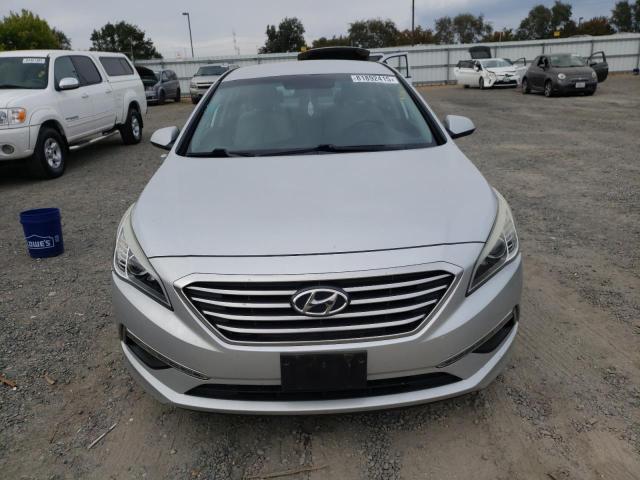 5NPE24AFXFH189231 - 2015 HYUNDAI SONATA SE SILVER photo 5