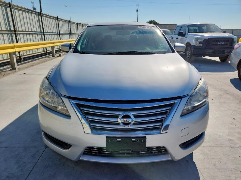 1N4AB7AP2DN910167 - 2013 NISSAN SENTRA S SILVER photo 5