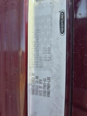 1FUJA6CG76LV09712 - 2006 FREIGHTLINER CONVENTION COLUMBIA RED photo 10