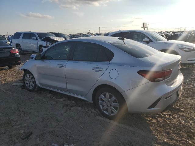 3KPA24AD0ME369803 - 2021 KIA RIO LX SILVER photo 2