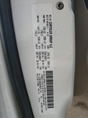 2C4RC1BG5DR780376 - 2013 CHRYSLER TOWN & COU TOURING WHITE photo 14