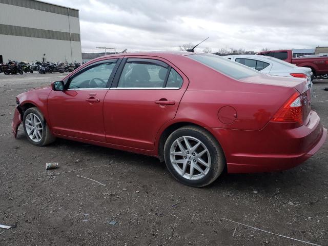 3FAHP0JA6BR342163 - 2011 FORD FUSION SEL RED photo 2