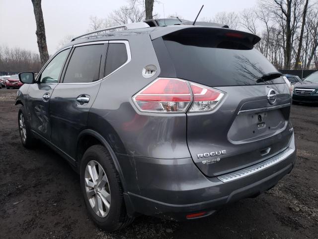 KNMAT2MV8FP546185 - 2015 NISSAN ROGUE S GRAY photo 2