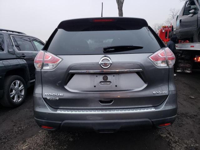 KNMAT2MV8FP546185 - 2015 NISSAN ROGUE S GRAY photo 6