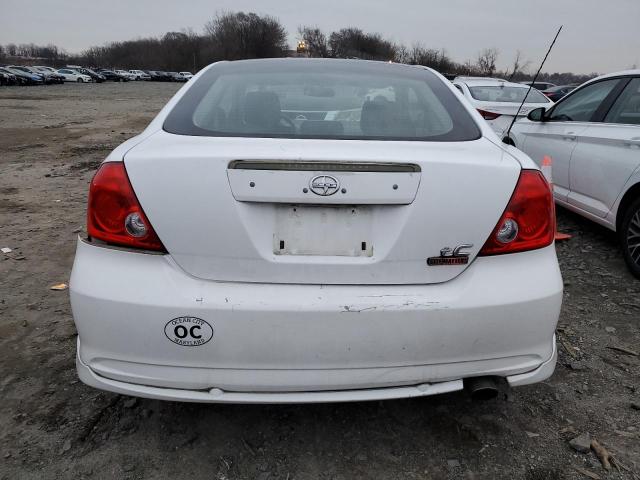 JTKDE167360143801 - 2006 TOYOTA SCION TC WHITE photo 6