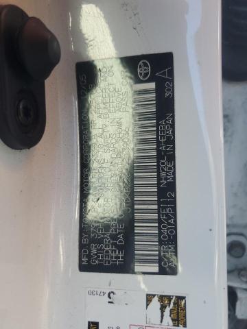 JTDKB22U463139036 - 2006 TOYOTA PRIUS WHITE photo 12