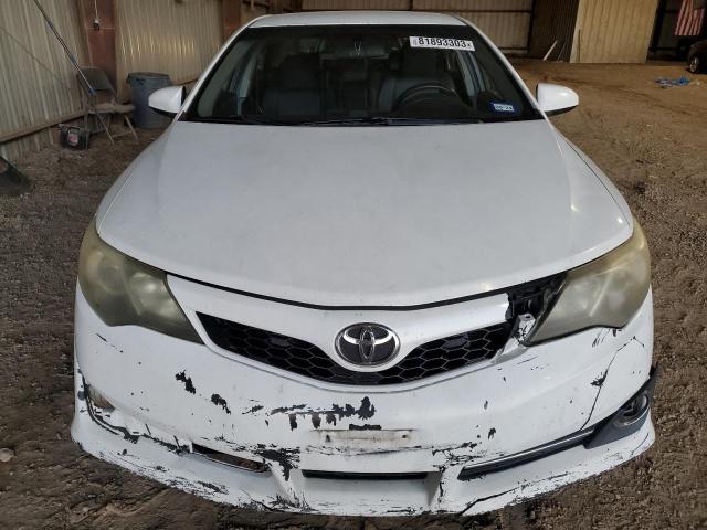 4T1BF1FK7CU542033 - 2012 TOYOTA CAMRY BASE WHITE photo 5