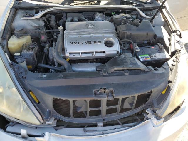 JTHBA30G155058230 - 2005 LEXUS ES 330 SILVER photo 11